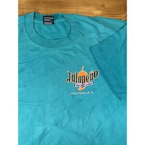 Vintage 90s Single Stitch Tee Jalapeño Grill & Cantina Cozumel Shirt Mens XL